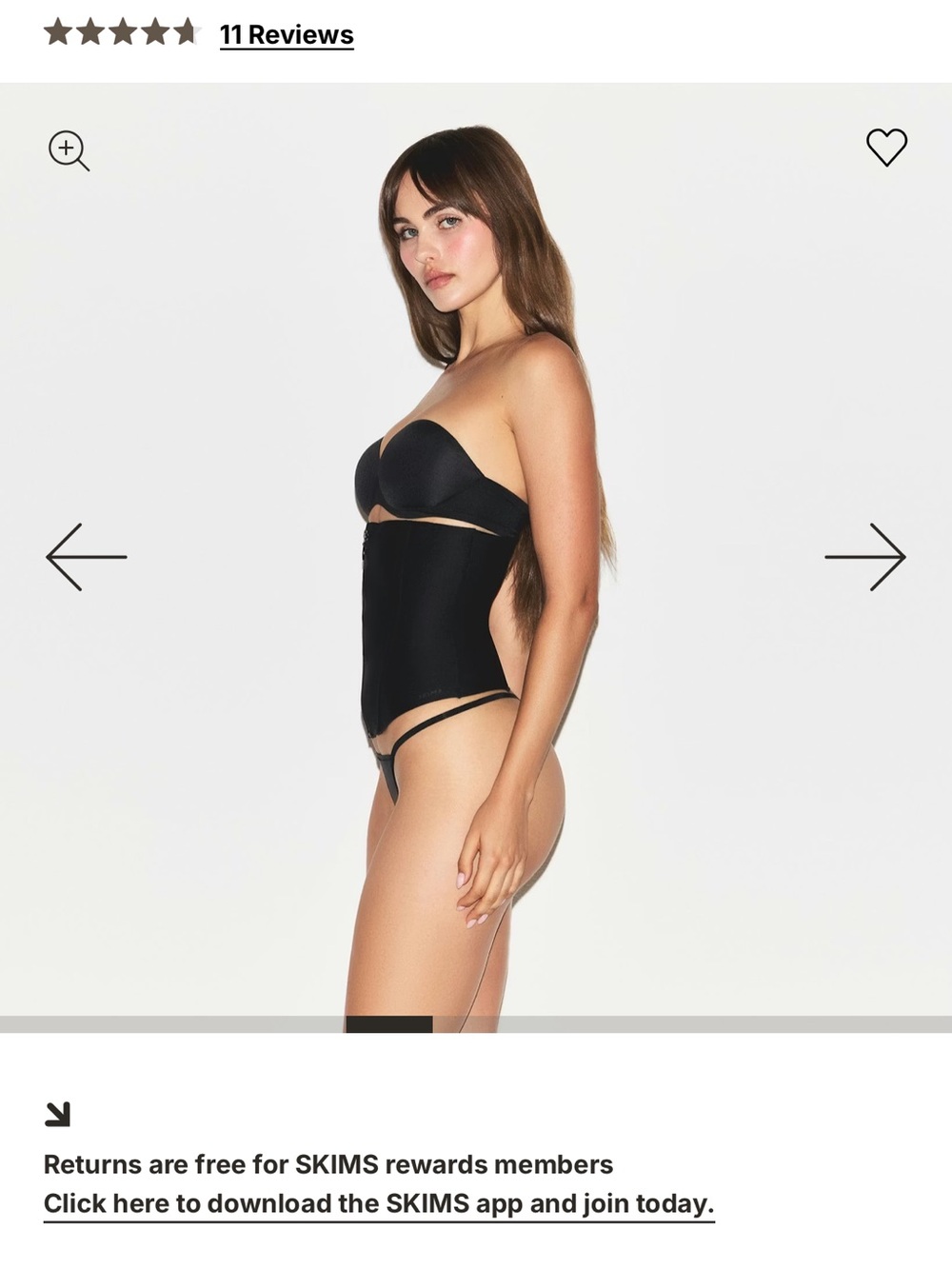 NWT  SKIMS Body Core Sculpt Waist Cincher - Picture 5 of 12